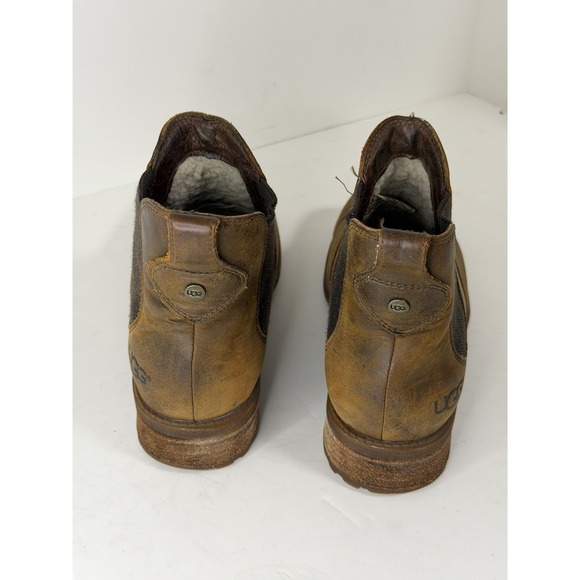UGG Bonham Waterproof Chelsea Boots Brown Leather, Woman size 6.5 - Picture 7 of 7